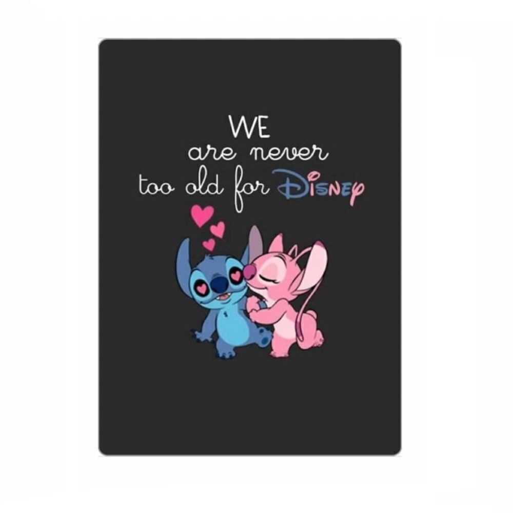 “We Are Never Too Old For Disney” Lilo and Stitch Magnet
